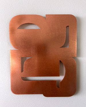Kinship (left) in copper, Diana Miller