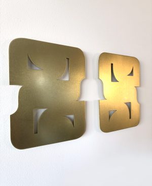 Union (right) in brass, Diana Miller