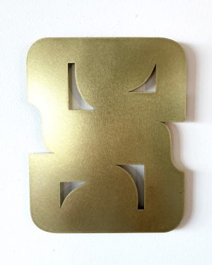 Diana Miller, Union (right) in brass, 2025