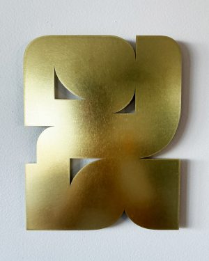 Reverence (left) in brass, Diana Miller