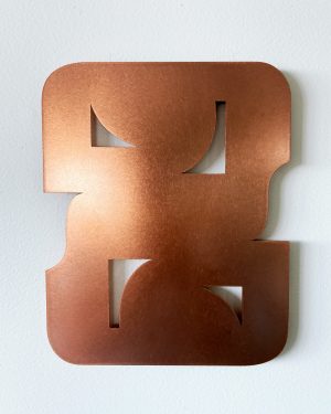 Union (right) in copper, Diana Miller