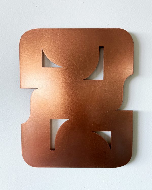 Union (right) in copper, Diana Miller