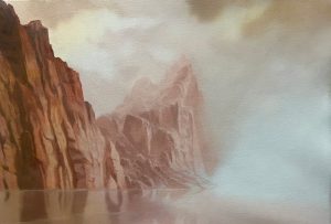 Chance, lost Pearls of Great Price (after A. Bierstadt), Saffron Newey
