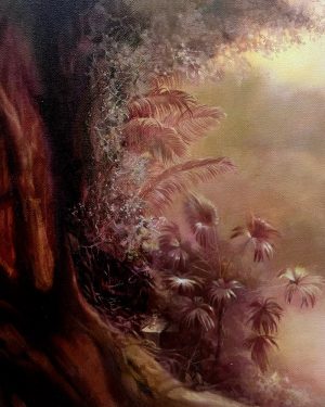 East at Easter (after F. E. Church), Saffron Newey