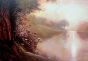 East at Easter (after F. E. Church), Saffron Newey